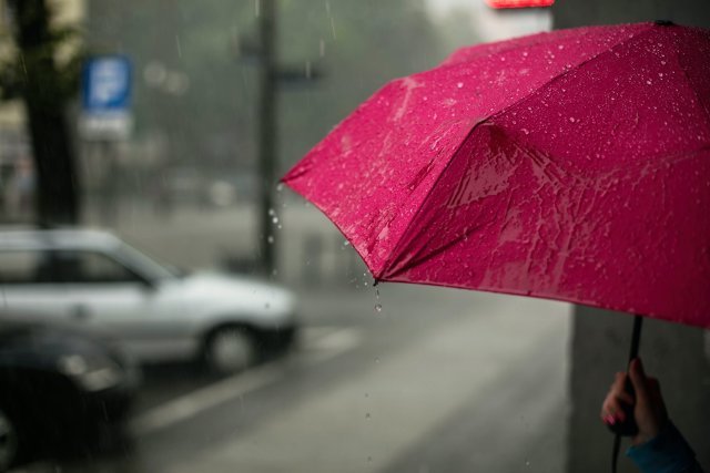 雨の日の傘