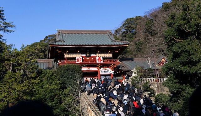 鎌倉鶴岡八幡宮初詣